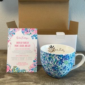 Lilly Pulitzer Ceramic Mugs -NEW- FabFitFun